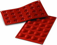 Moule silicone demi-sphère 3 cm Silikomart